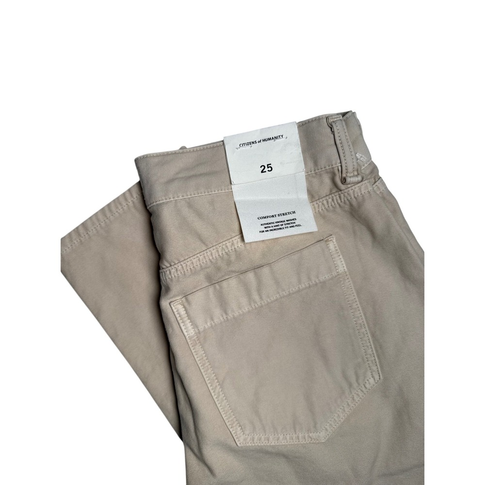 Citizens of Humanity Leah Cargo Pants Taos Sand Beige 2131-576 Size 25 NEW